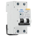 BG Circuit Protection Type F Double Pole C Curve RCBO 20A CUCRC20F
