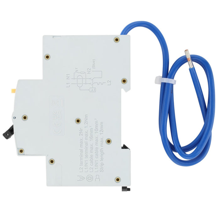 BG Circuit Protection Type A Double Pole C Curve RCBO 25A CUCRC25DPA