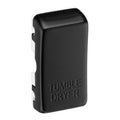 BG Grid Matt Black Engraved 'Tumble Dryer' Rocker RRTDFB