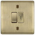 BG Nexus Metal Antique Brass 2W & Emergency Key Switch NAB42EL Available from RS Electrical Supplies