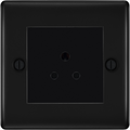BG Nexus Metal Matt Black 5A Unswitched Socket NFB29B Available from RS Electrical