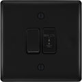 BG Nexus Metal Matt Black Emergency Key Switch 2W NFB42EL Available from RS Electrical