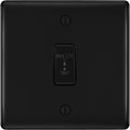 BG Nexus Metal Matt Black Emergency Key Switch NFB12EL Available from RS Electrical