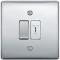 BG Nexus Metal Polished Chrome 2W & Emergency Key Switch NPC42EL Available from RS Electrical Supplies