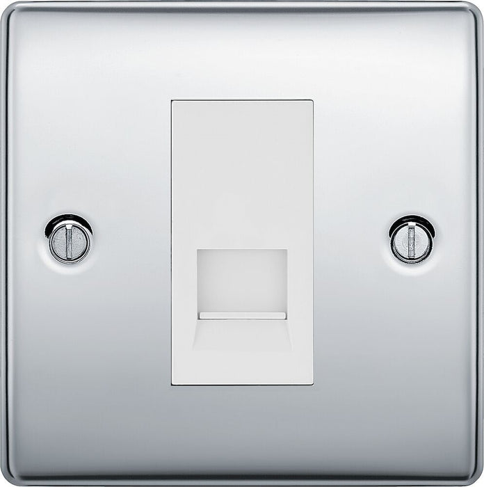 BG Nexus Metal Polished Chrome Secondary Telephone Socket NPCBTS1W | RS ...