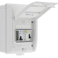 Sync Energy 5 Module Enclosure 40A 30mA RCD 40A MCB Type 2 SPD + 1 Spare Way White CFEV5AW