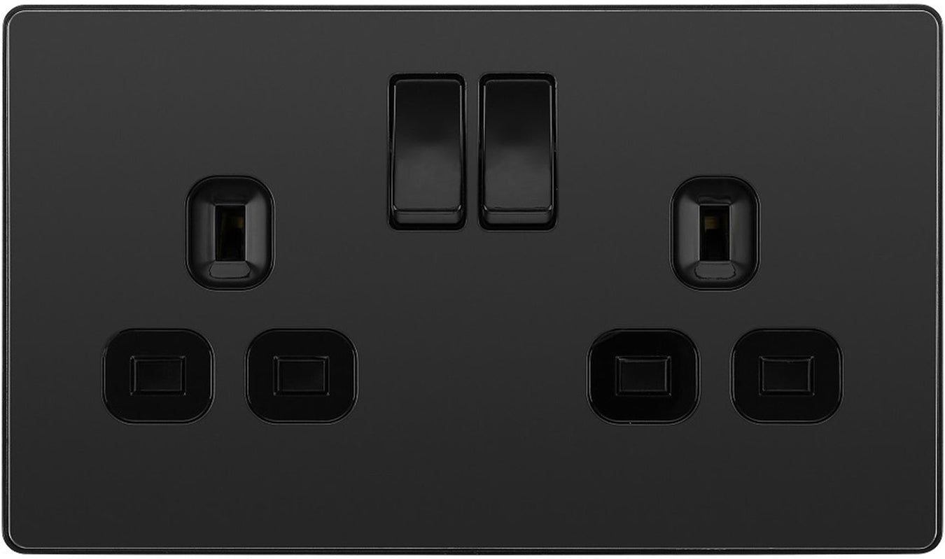 Decorative Black Switches and Sockets | RS Electrical Supplies