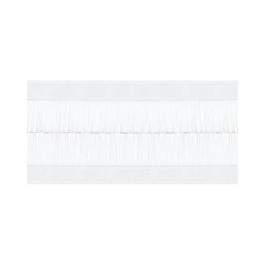 100 x 50mm Brush Cable Outlet Module – White
