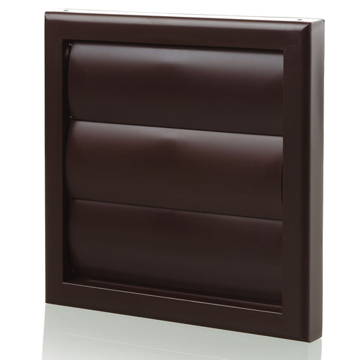 Blauberg 100mm Gravity Grille - Brown Available from RS Electrical Supplies