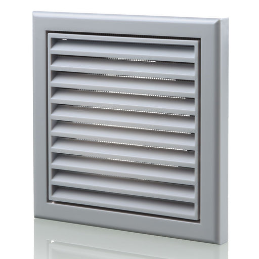 Blauberg 100mm Fixed Grille - Grey Available from RS Electrical Supplies