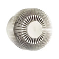 Collingwood Straight To Mains Fan Effect LED Wall Light Silver, Blue WL041IPBLUE