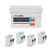 BG Circuit Protection 9 Way 100A Main Switch Consumer Unit SPD and RCBOs — consumer unit and RCBO bundle