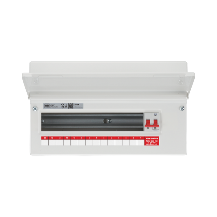 BG Circuit Protection 14 Way 100A Main Switch Consumer Unit CF16M14