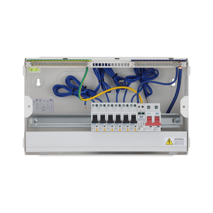 BG Circuit Protection 13 Way 100A Main Switch Consumer Unit SPD with RCBOs