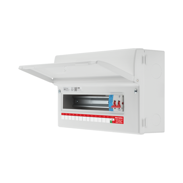 BG Circuit Protection 13 Way 100A Main Switch Consumer Unit with SPD CF16MS13 — product view 2