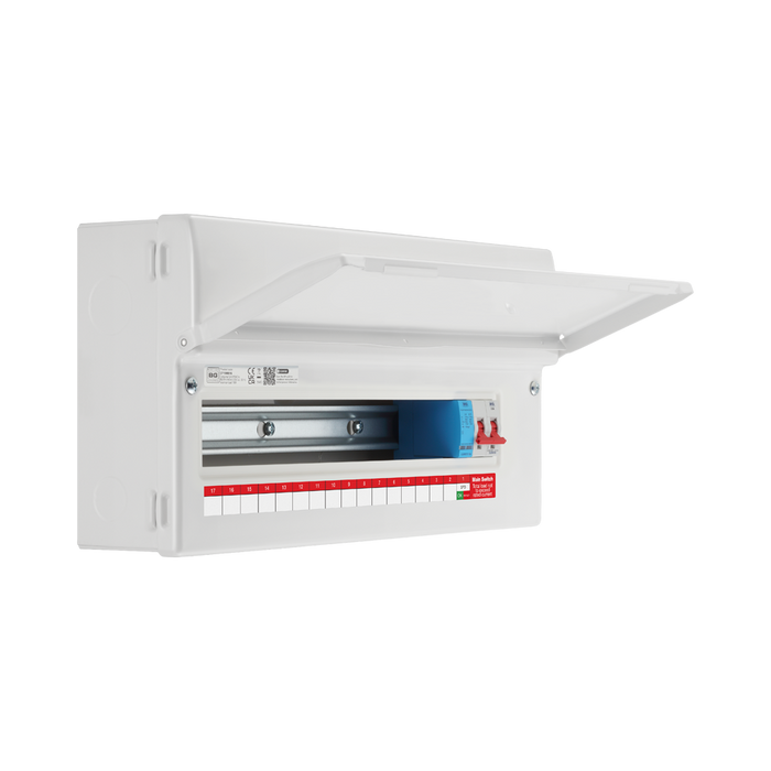 BG Circuit Protection 16 Way 100A Main Switch Consumer Unit with SPD CF19MS16 — product view 12