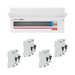 BG Circuit Protection 19 Way 100A Main Switch Consumer Unit SPD with RCBOs — consumer unit and RCBO bundle
