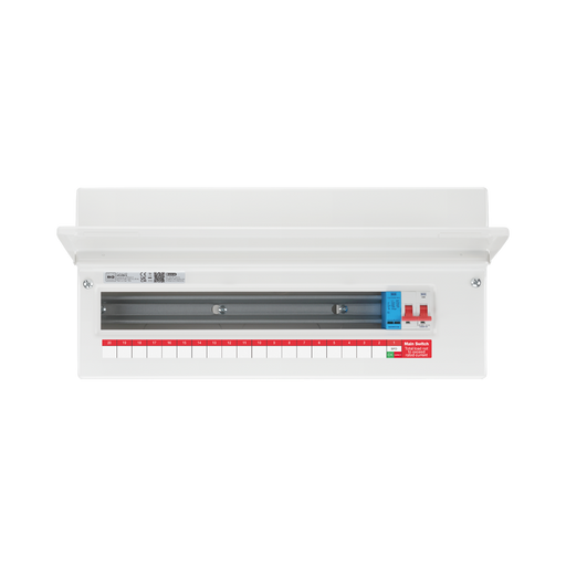 BG Circuit Protection 19 Way 100A Main Switch Consumer Unit with SPD CF22MS19 — product view 2
