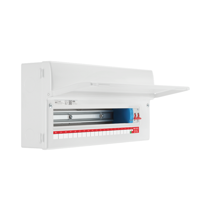 BG Circuit Protection 19 Way 100A Main Switch Consumer Unit with SPD CF22MS19 — product view 12