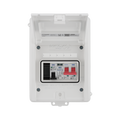 Sync Energy 5 Module Enclosure 100A Main Switch 40A MCB Type 2 SPD + 1 Spare Way White CFEV6W
