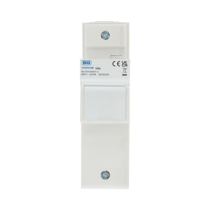 BG Circuit Protection DIN Rail Mounted Fuse Holder CFUFH100