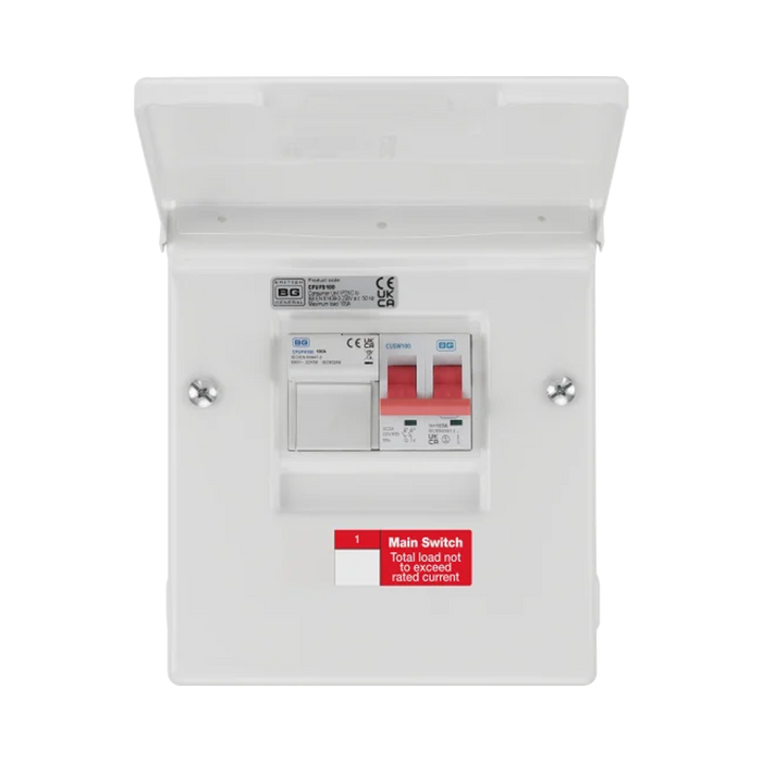 BG Circuit Protection 100A Switch Fuse CFUFS100