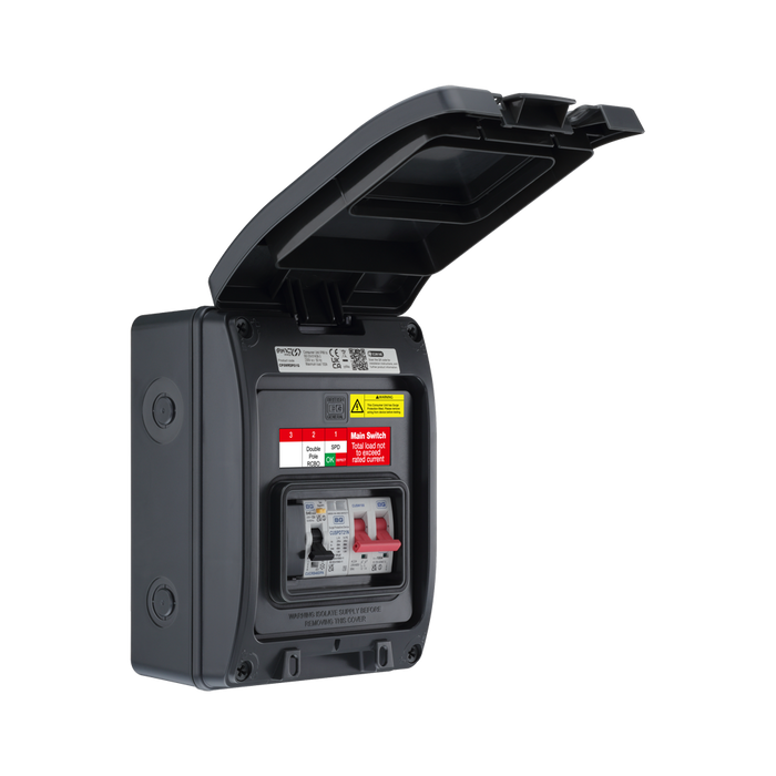 Sync Energy IP66 EV Kit with 100A Main Switch CP5MRDPS1G