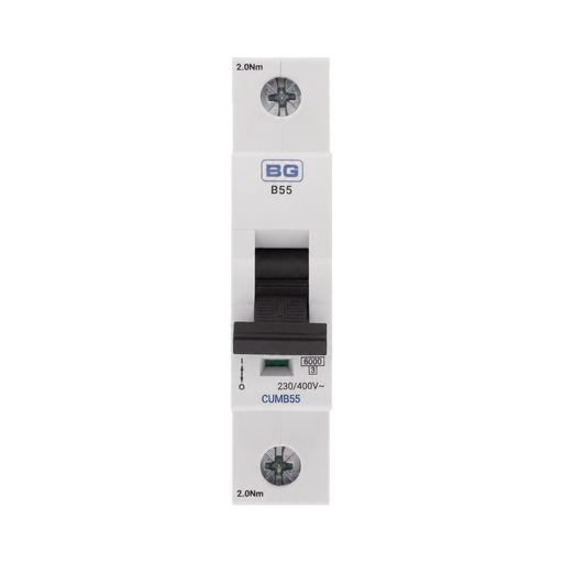BG Circuit Protection B Curve MCB 55A CUMB55 — product view 1