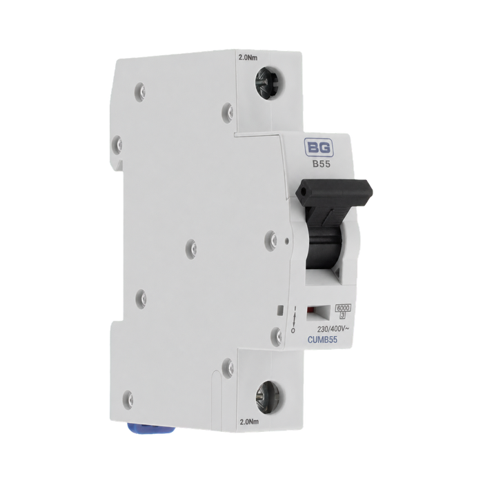 BG Circuit Protection B Curve MCB 55A CUMB55 — product view 2