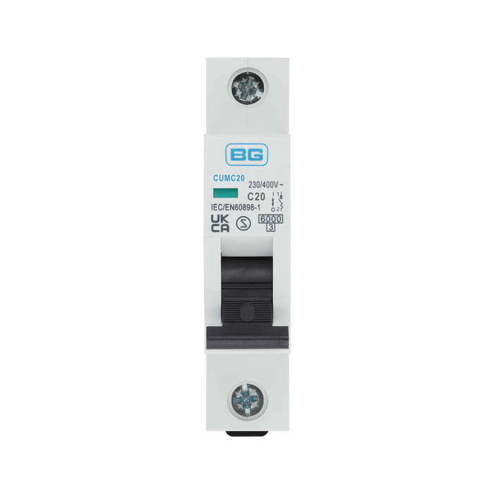 BG Circuit Protection C Curve MCB 20A CUMC20