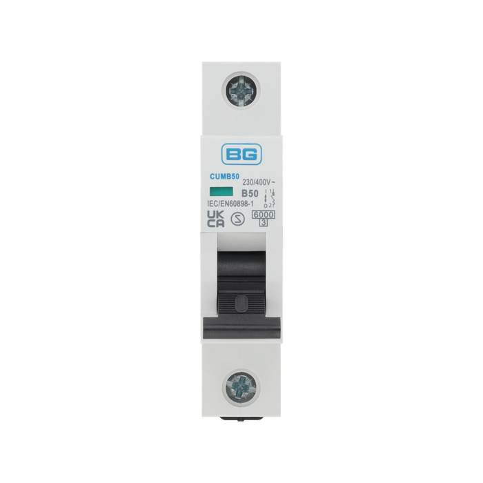 BG Circuit Protection C Curve MCB 50A CUMC50