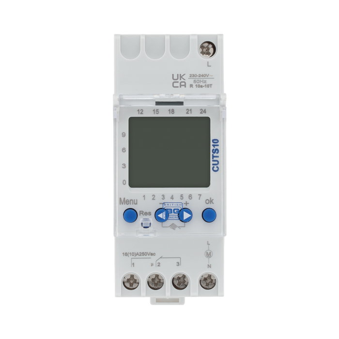 BG Circuit Protection  Digital Timer, 1 Channel CUTS10