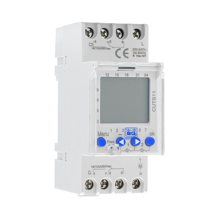 BG Circuit Protection  Digital Timer, 2 Channels CUTS11