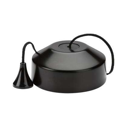 Knightsbridge 10AX 2 Way Pull Cord Switch Matt Black 8300MB