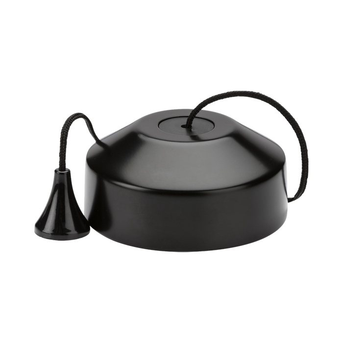 Knightsbridge 10AX 2 Way Pull Cord Switch Matt Black 8300MB