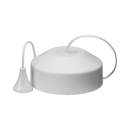 Knightsbridge 10AX 2 Way Pull Cord Switch Matt White 8300MW