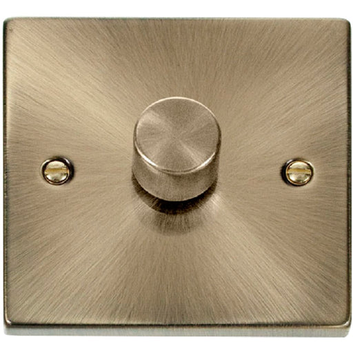 Click Deco Antique Brass 1G LED Dimmer Switch VPAB161 Available from RS Electrical Supplies
