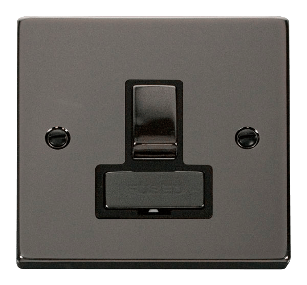 Click Deco Black Nickel 13A Switched Spur VPBN751BK