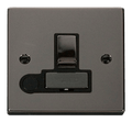 Click Deco Black Nickel 13A Switched Spur with Flex VPBN551BK