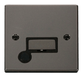 Click Deco Black Nickel 13A Unswitched Spur with Flex VPBN550BK