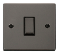 Click Deco Black Nickel 1G Light Switch VPBN411BK