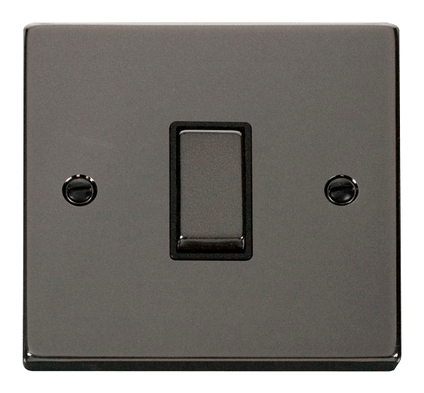 Click Deco Black Nickel 1G Light Switch VPBN411BK