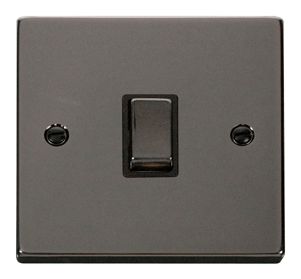 Click Deco Black Nickel 20A Double Pole Switch VPBN722BK