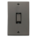 Click Deco Black Nickel 45A Cooker Switch VPBN502BK