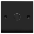 Click Deco Matt Black 1G LED Dimmer Switch VPMB161