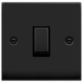 Click Deco Matt Black 20A Double Pole Switch VPMB722BK