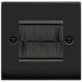 Click Deco Matt Black 2G Cable Brush Outlet VPMBBRUSHBK