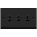 Click Deco Matt Black 3G Toggle Switch VPMB423