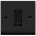 Click Deco Matt Black 45A Cooker Switch VPMB500BK