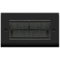 Click Deco Matt Black 4G Cable Brush Outlet VPMB4BRUSHBK